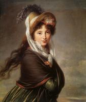 Louise Elisabeth Vigee Le Brun - Portrait of a Young Woman